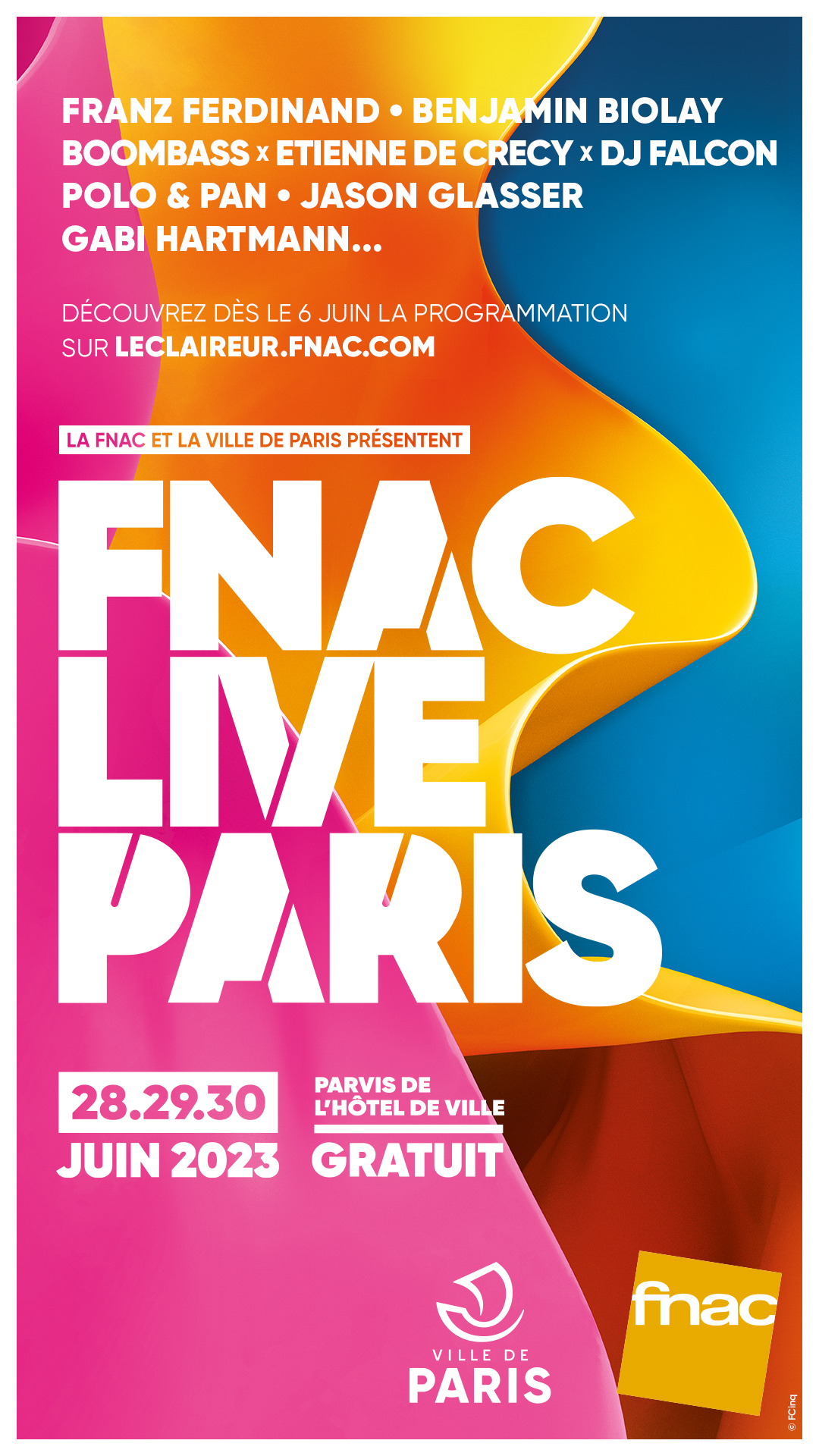 Fnac Live Paris 2023 THE music event of the summer Fnac Darty