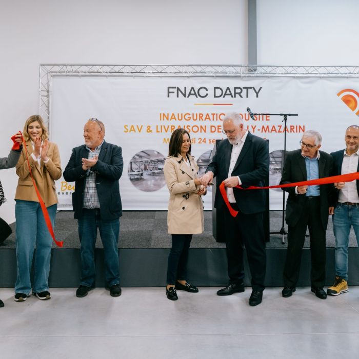 Inauguration d’une nouvelle plateforme dédiée à la livraison et au SAV à Chilly-Mazarin